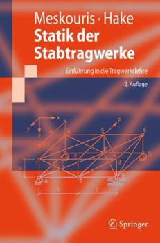 Paperback Statik der Stabtragwerke : Einf?hrung in Die Tragwerkslehre [German] Book