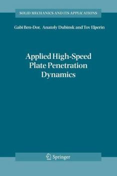 Paperback Applied High-Speed Plate Penetration Dynamics Book