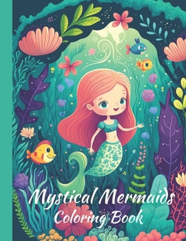 Paperback Mystical Mermaids: Kids 8 -12 & Teen & Adult Coloring Book: 50 Illustrations Book