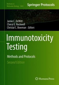 Hardcover Immunotoxicity Testing: Methods and Protocols Book