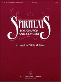 Paperback Spirituals for Church and Concert Book