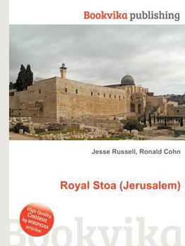Paperback Royal Stoa (Jerusalem) Book