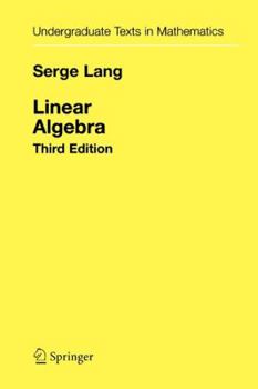 Paperback Linear Algebra Book