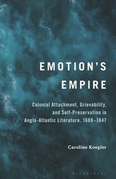 Emotion's Empire : Colonial Attachment, Grievability and Self-Preservation in Anglo-Atlantic Literature, 1688-1847