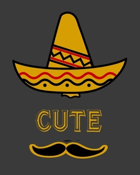 Paperback Cute: Mexican 2020 Monthly Planner Dated Journal 8" x 10" 110 pages Book