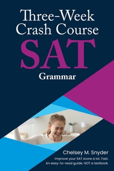 Paperback Three Week SAT Crash Course - Grammar Book