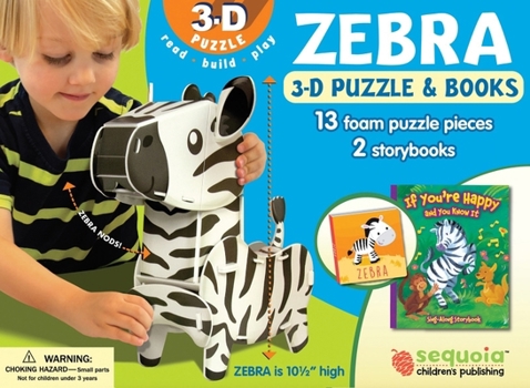 Zebra : 3D Puzzle and Books