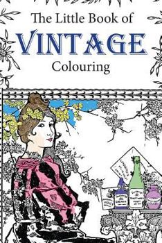 Paperback The Little Book of Vintage Colouring Book