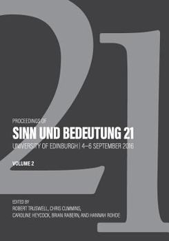 Paperback Proceedings of Sinn Und Bedeutung 21: Volume 2 Book