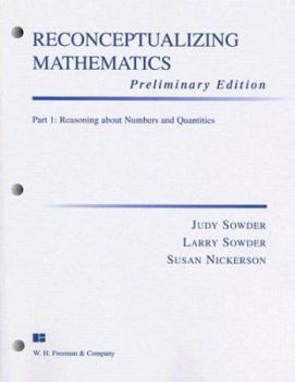 Paperback Reconceptualizing Mathematics: Reasoning about Numbers and Quantities Book