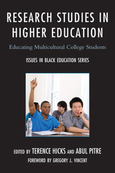 Paperback Research Studies in Higher Education: Educating Multicultural College Students Book