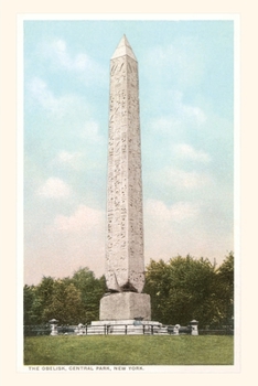 Paperback Vintage Journal Obelisk, Central Park, New York City Book