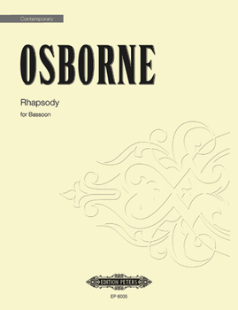 Paperback Rhapsody for Bassoon Solo: Sheet Book