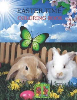 Paperback Easter Time Coloring Book
