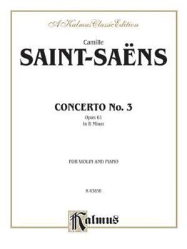 Paperback Violin Concerto, No. 3 (Kalmus Edition) Book