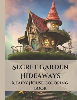 Paperback Secret Garden Hideaways A Fairy House Coloring Book