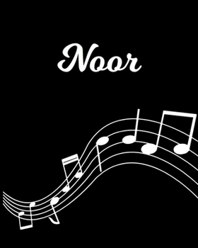 Noor: Sheet Music Note Manuscript Notebook Paper | Personalized Custom First Name Initial N | Musician Composer Instrument Composition Book | 12 ... Guide | Create Compose & Write Creative Songs