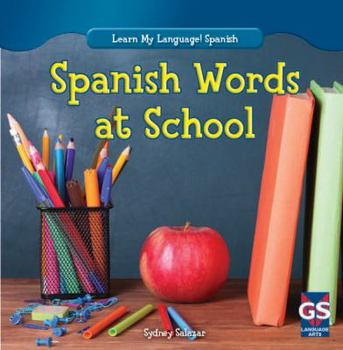 Library Binding Spanish Words at School Book