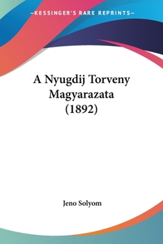 Paperback A Nyugdij Torveny Magyarazata (1892) [Hebrew] Book