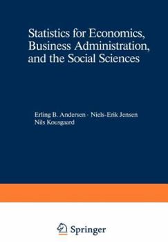 Paperback Statistics for Economics, Business Administration, and the Social Sciences Book