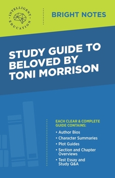 Paperback Study Guide to Beloved by Toni Morrison Book