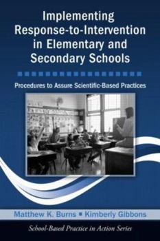 Paperback Implementing Response-To-Intervention in Elementary and Secondary Schools: Procedures to Assure Scientific-Based Practices [With CDROM] Book