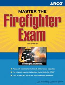 Paperback Arco Master the Firefighter Exam Book
