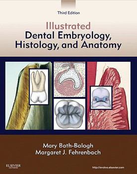 Paperback Illustrated Dental Embryology, Histology, and Anatomy Book