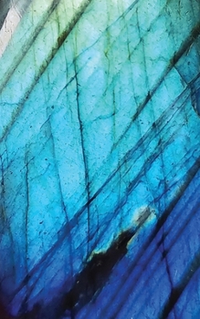 Paperback Blue Green Labradorite Journal Book