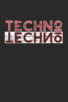Techno: DIN A5 Notizbuch kariert (German Edition)