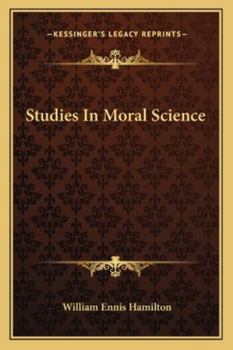 Paperback Studies In Moral Science Book