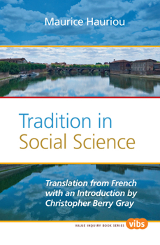 Hardcover Tradition in Social Science Book