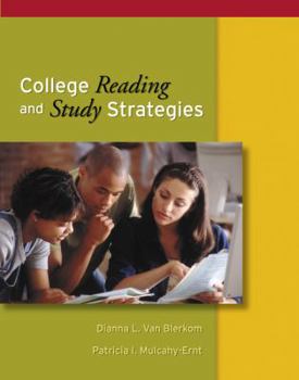 Paperback College Reading and Study Strategies (with Infotrac) [With Infotrac] Book