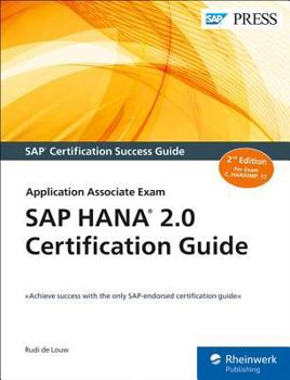 Paperback SAP Hana 2.0 Certification Guide: Application Associate Exam Book