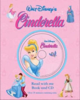 Hardcover Walt Disney's Cinderella (Read With Me Book & CD) (Disney Book & CD) Book