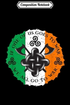 Composition Notebook: Irish Fighter's War  Journal/Notebook Blank Lined Ruled 6x9 100 Pages