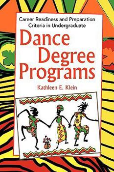 Hardcover Dance Degree Programs Book