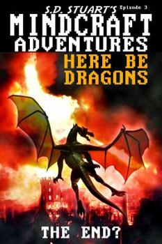 Paperback Here Be Dragons: A Minecraft Adventure Book