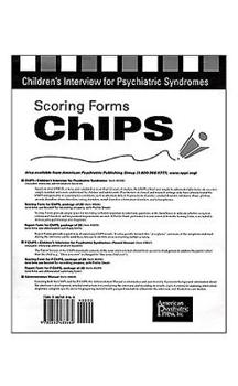 Paperback Scoring Forms for Chips Book