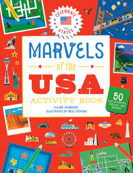 Paperback Marvels of the USA Activity Book