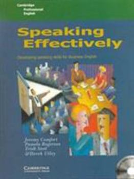 Paperback Speaking Effectively (Eou Version) Book and Audio CD Pack India: Developing Speaking Skills for Business English [With CD (Audio)] Book