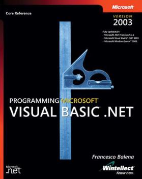 Hardcover Programming Microsoft Visual Basic .Net Version 2003 [With CDROM] Book