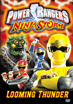 DVD Power Rangers: Ninja Storm Looming Thunder Book