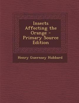 Paperback Insects Affecting the Orange [Latin] Book
