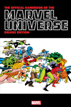 Hardcover Official Handbook of the Marvel Universe: Deluxe Edition Omnibus Book