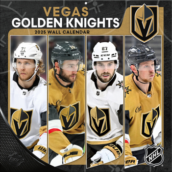 Calendar Vegas Golden Knights 2025 12x12 Team Wall Calendar Book