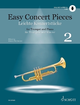Paperback Easy Concert Pieces - Volume 2: 19 Pieces from 5 Centuries Trumpet and Piano Book