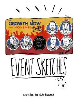 Paperback Growth Now Movement Live Event Sketches Book