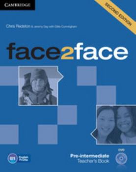 Paperback Face2face Pre-Intermediate Teacher's Book with DVD Book