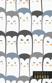 Pocket Sudoku: 158 Sudoku Puzzles | Pocket Sudoku Puzzle Books | Large Print Sudoku Puzzle Books For Adults | Sudoku For Seniors | Sudoku Puzzle Books Easy to Normal | Fun Gift | Penguins